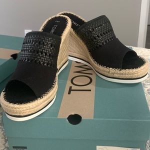 Toms Monica Mule. Black. 8.5. New in box